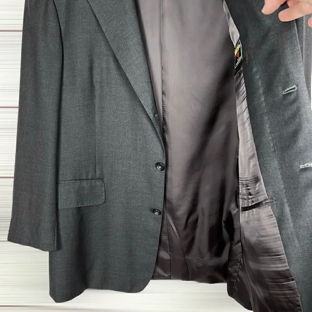 YING & TAI & ERMENEGILDO ZEGNA Wool Suit Jacket Suit Coat
